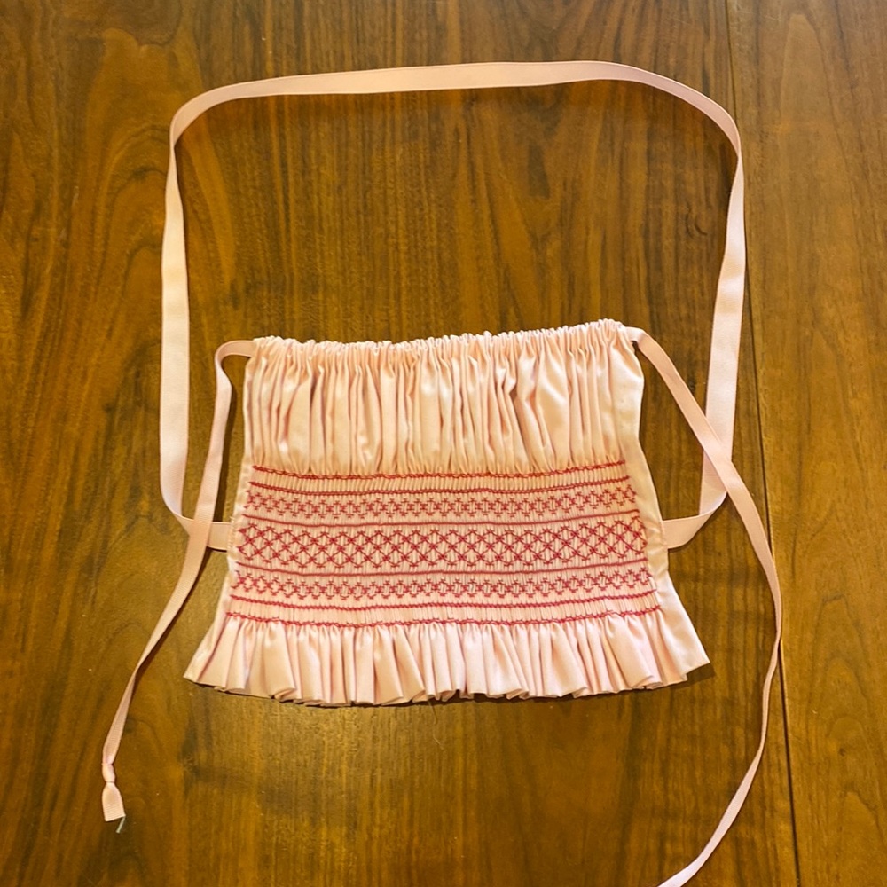 Vintage Smocked Baby Bonnet